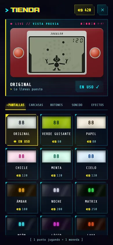 Estilo Cyberpunk: la tienda